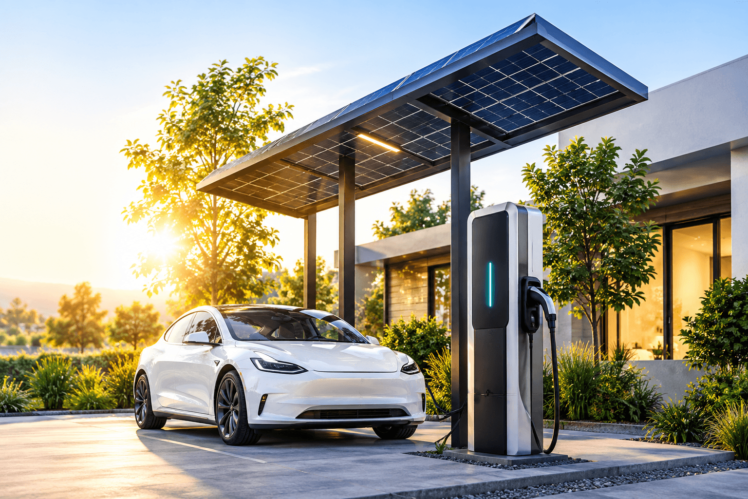 Solar-Integrated Charging